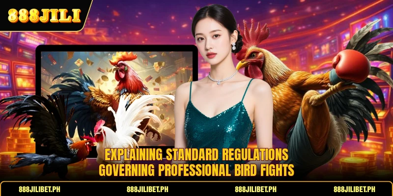 Explaining rules guiding professional 10 Cock Derby events