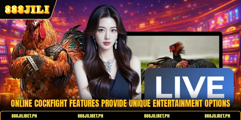 Online cockfight features provide unique entertainment options