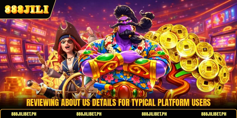 Reviewing about us details for typical platform users