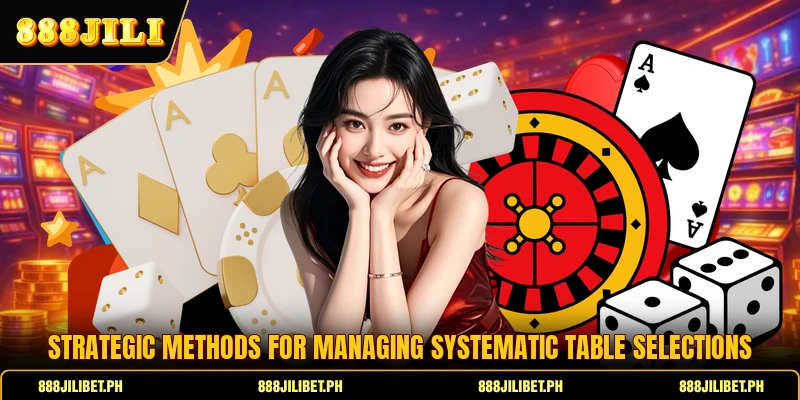 Strategic methods for managing systematic table selections