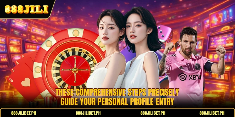 These comprehensive steps precisely guide your personal profile entry