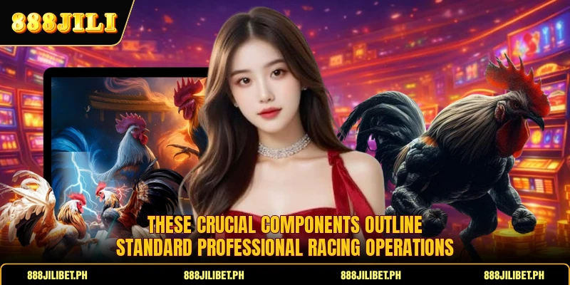 These crucial components outline standard professional racing operations