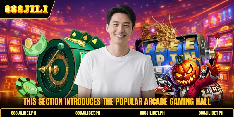 This section introduces the popular arcade gaming hall